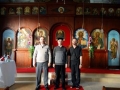 Padre Souhail, Dom Joseph Gebara e Padre Nectarios (E-D)